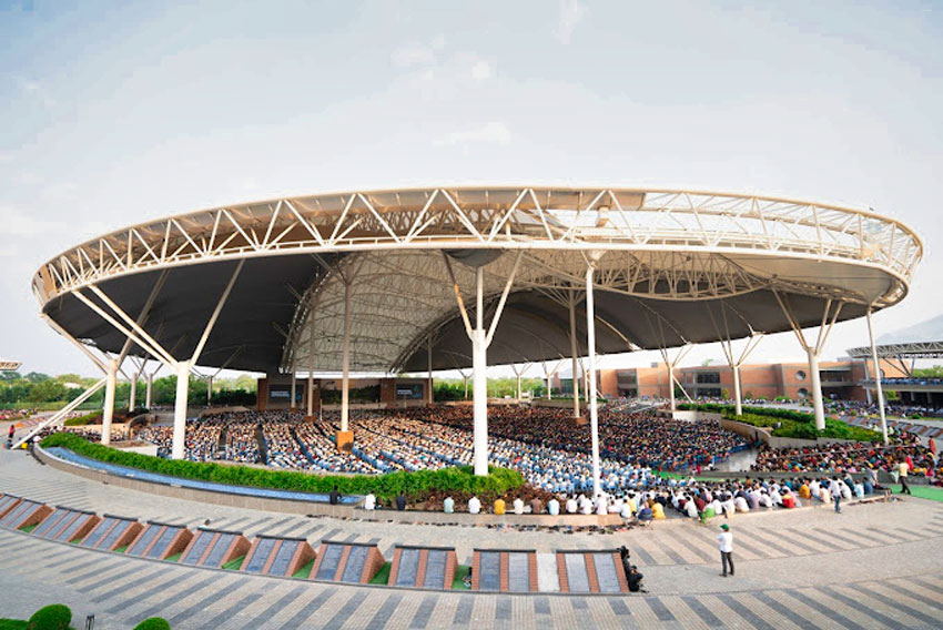 Hier wird für den Frieden meditiert: das Kanam Shanti Meditationszentrum in Hyderabad