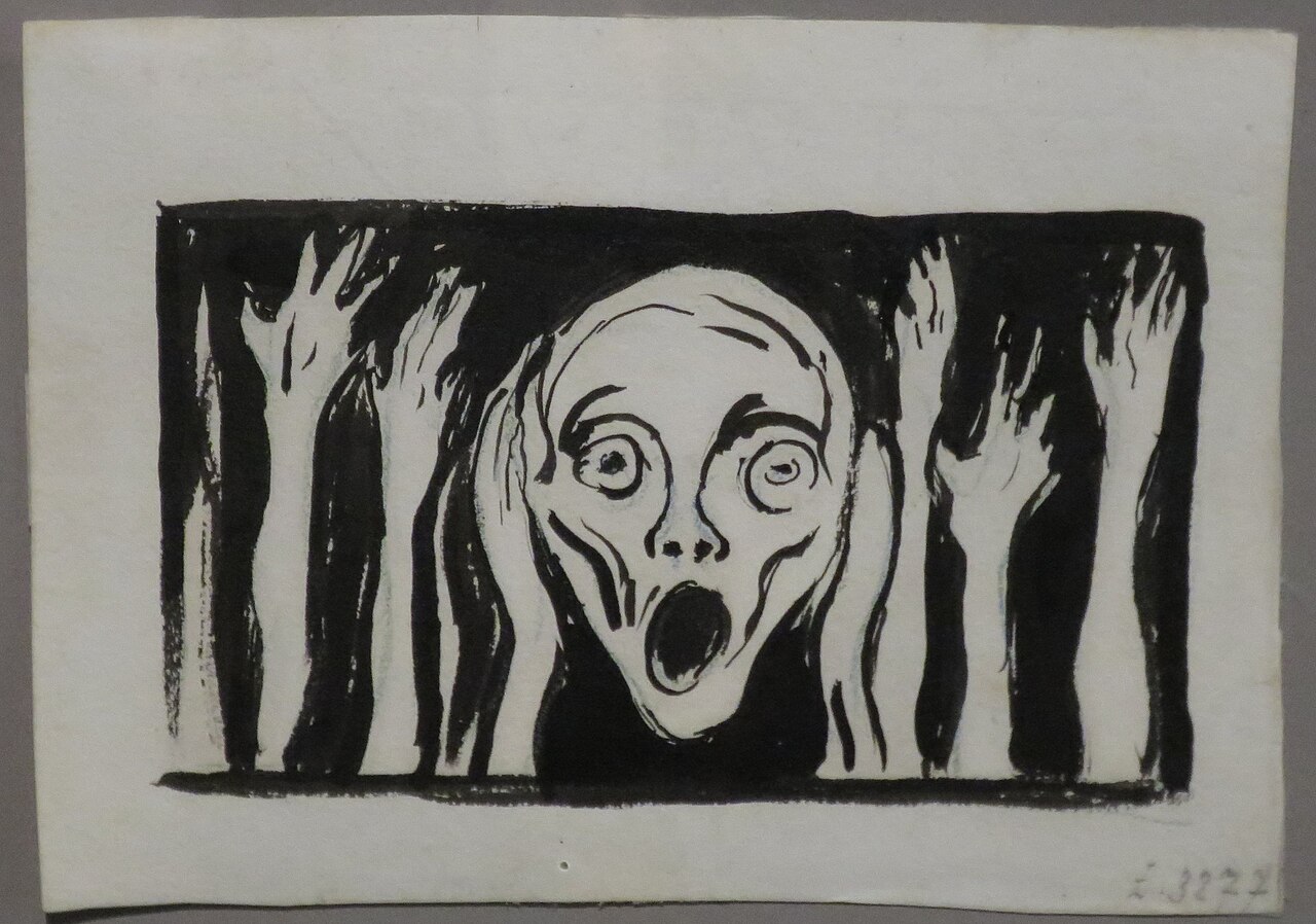 Der Schrei von Edvard Munch (1863 - 1944)