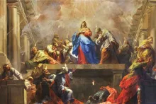 Die Ausgiessung des Heiligen Geistes am ersten Pfingstfest -  Gemälde des französischen Malers Jean Restout (1692 - 1768) (Bild Netzfund)