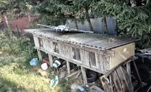 Drohne mit Klebeband