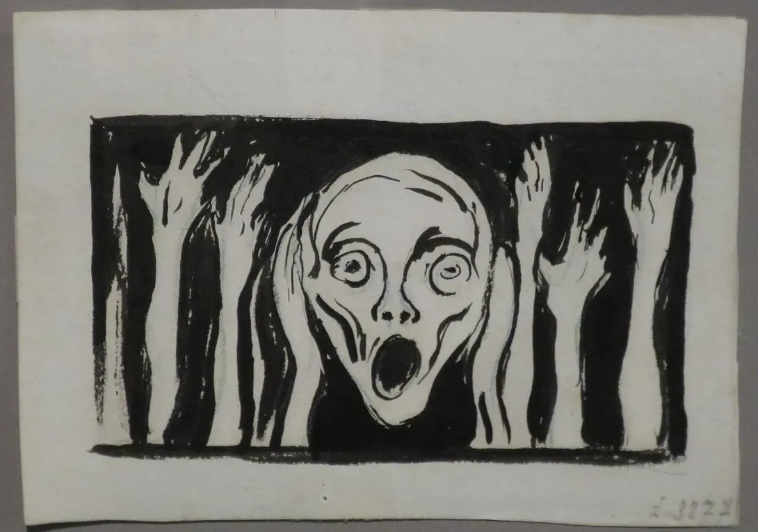 Der Schrei von Edvard Munch (1863 - 1944)