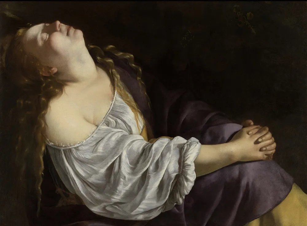 Artemisia Gentileschi: Maria Magdalena in Ekstase, 1611 oder 1613–20. Privatsammlung